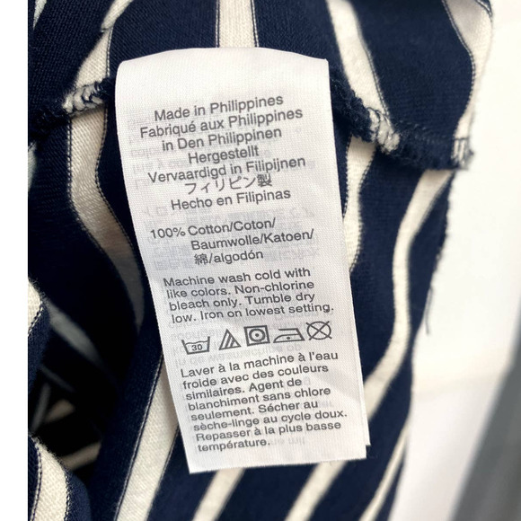 Crewcuts Navy and White Striped Kids Casual Dress - Picture 5 of 6